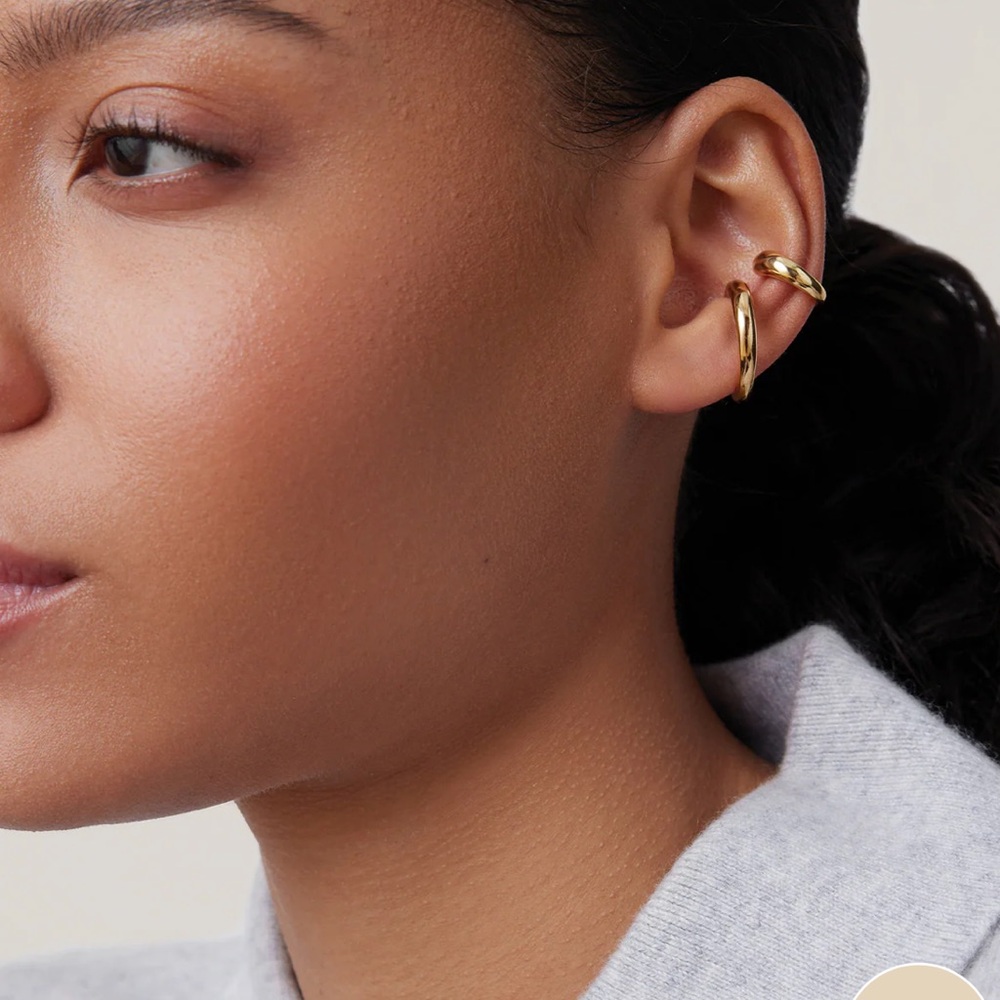 Jenny Bird Sila Ear Cuff Set Small/Large Gold